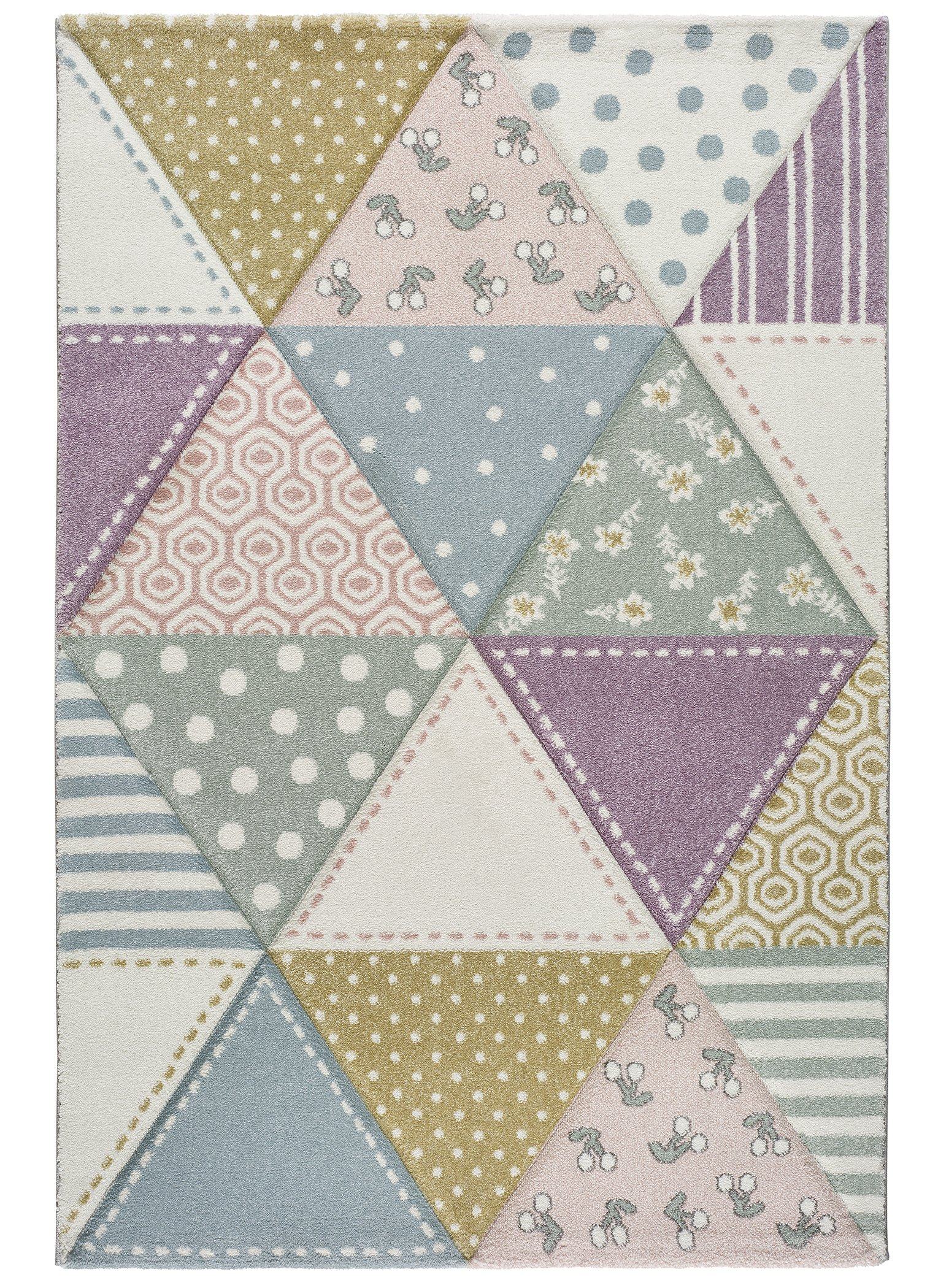 Alfombra Kinder 24267 triangulos multi