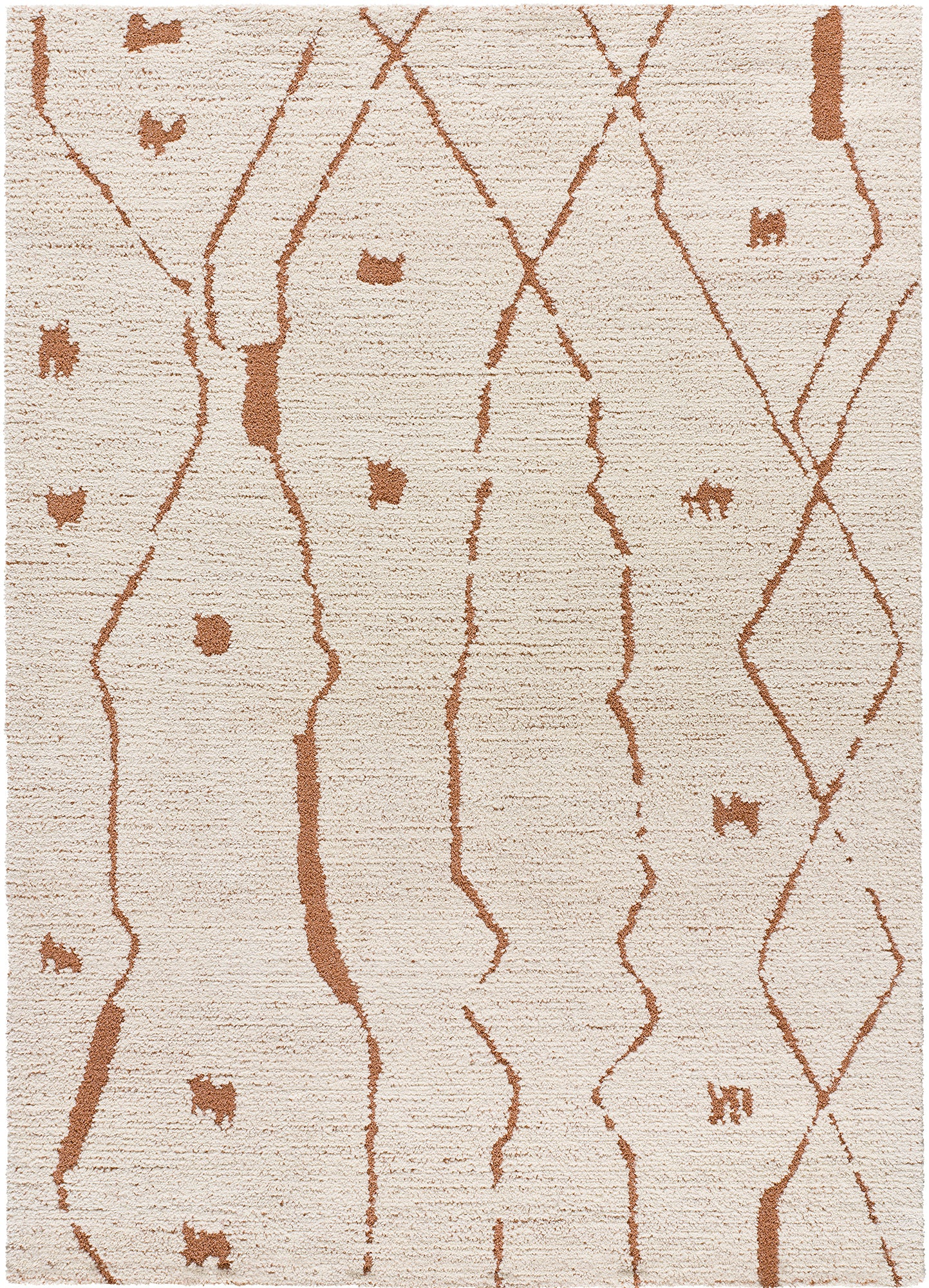 Atticgo Alfombra de estilo nórdico Kish 59658 Beige