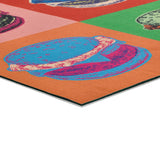 Atticgo Alfombra para cocina Ricci Pop Art  macro