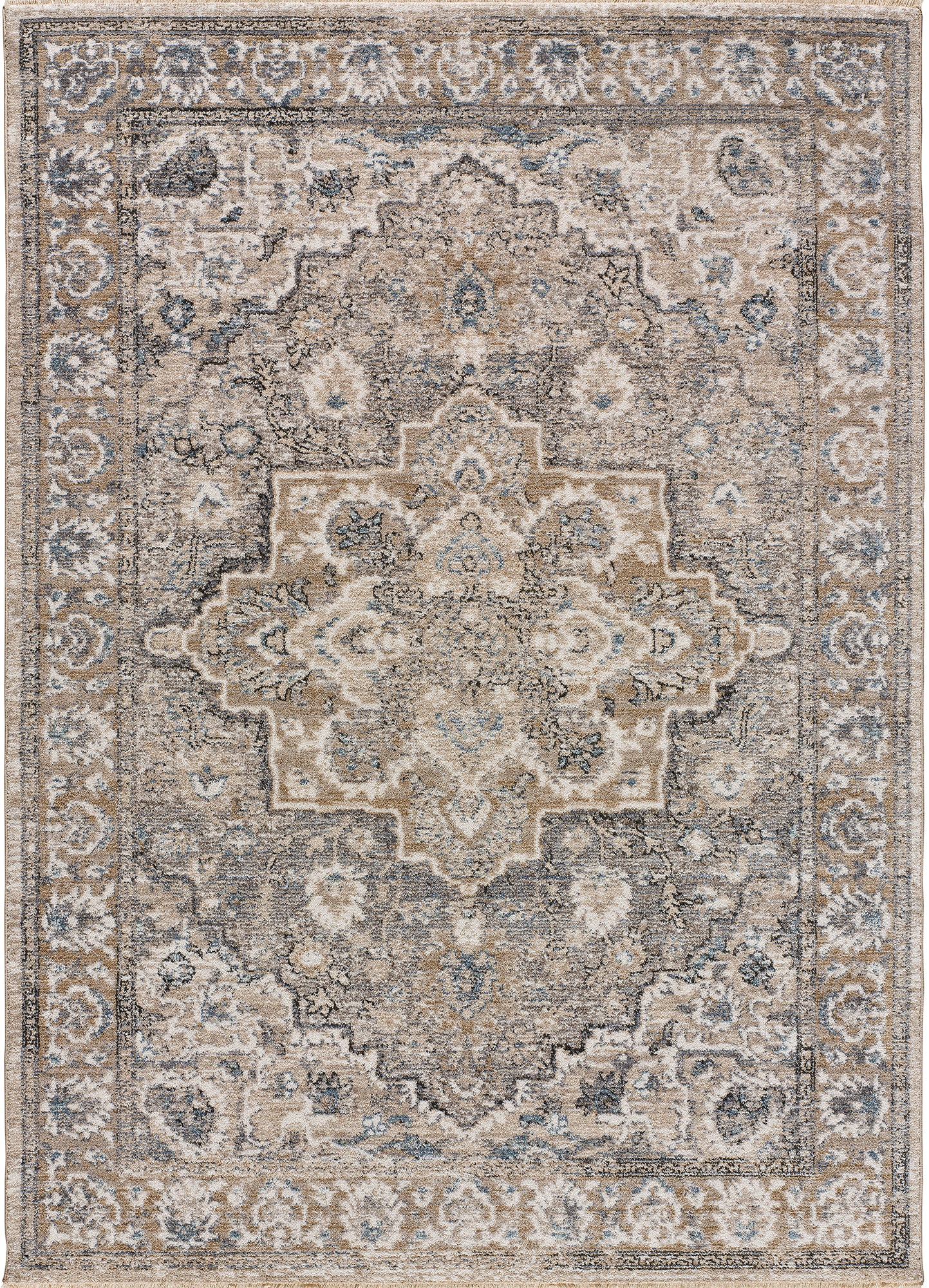 Atticgo Alfombra vintage Saida 35026 Gris