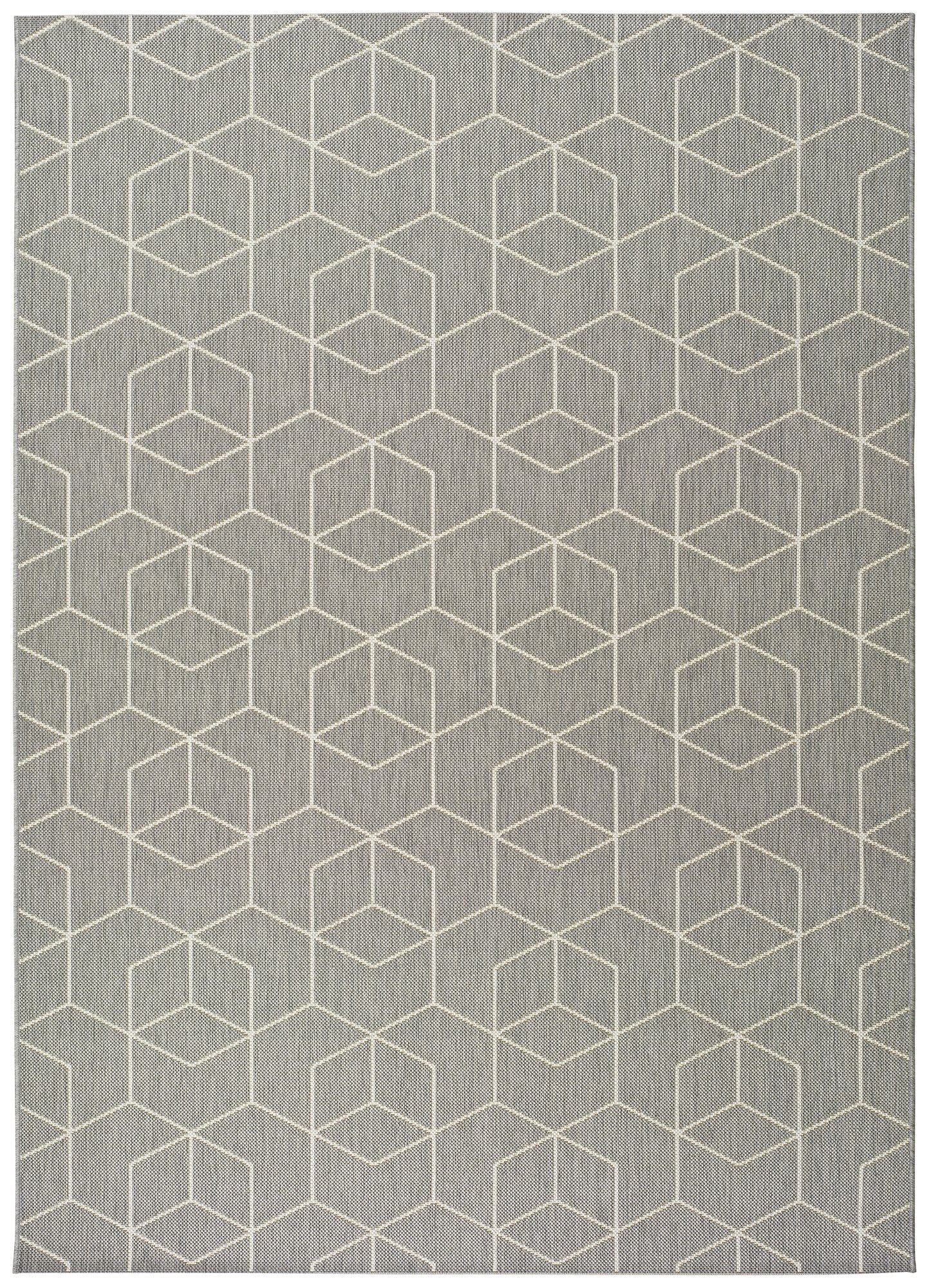 Atticgo Alfombra Indoor-Outdoor Silvana 48655 Plata