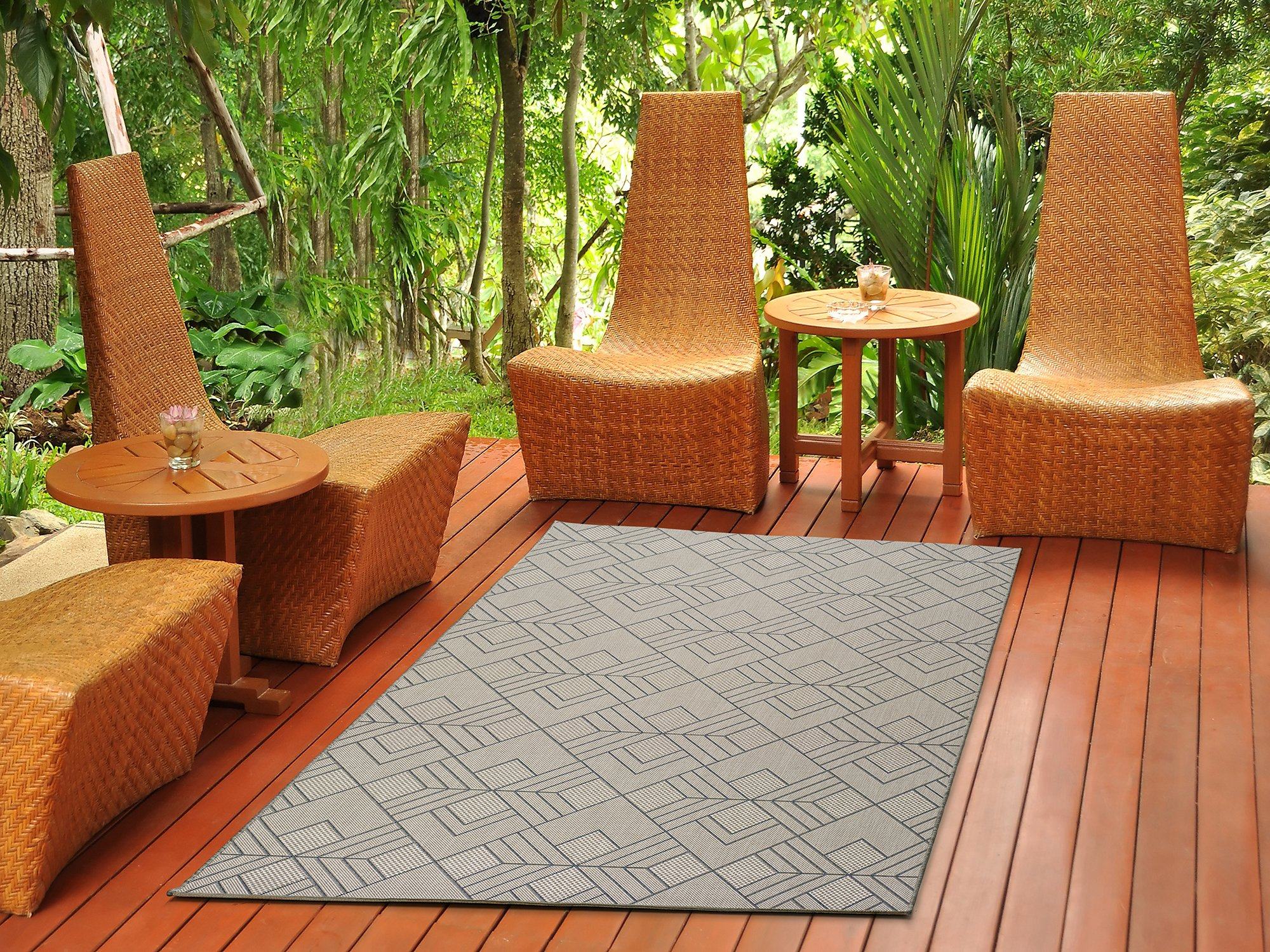 Atticgo Alfombra Indoor-Outdoor Silvana 48731 Beig Ambiente