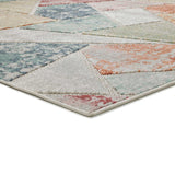 Atticgo Alfombra de exterior estilo vintage Soley 7671 Multi macro